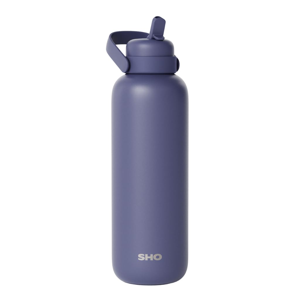 SHO Newt Insulated Stainless Steel Water Bottle (Denim, 750ml)