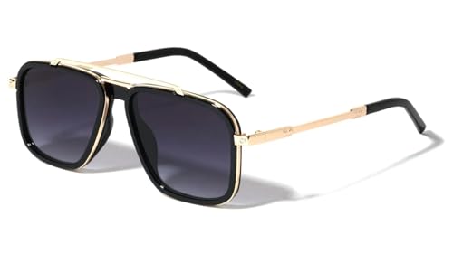 Dweebzilla Luxury Sport Square Pilot Aviator Sunglasses