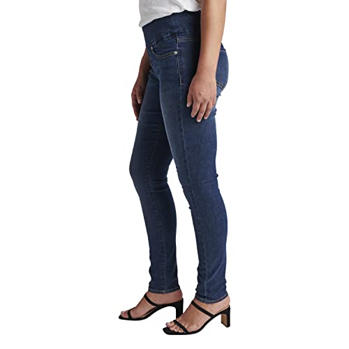 Jag Jeans Women's Petite Nora Mid Rise Skinny Pull-on Jeans-Legacy2
