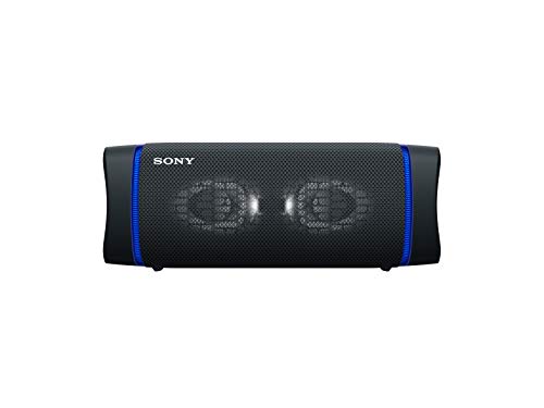 SONY SRS-XB33/BC Bocina Bluetooth Portátil con ExtraBass, Resistente al agua y al polvo, 24 Hrs Batería, Negro