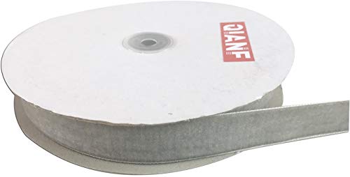 Image of QIANF Velvet Ribbon, 1 1 /2-Inch by 25-Yard Spool (Silver)