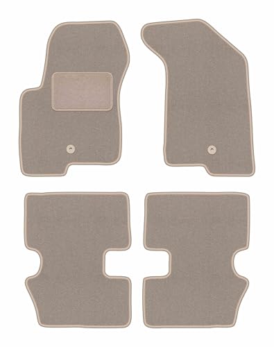 Tapis de voiture Jeep Patriot 2006-2016 - Tapis auto velours beige