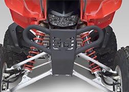 DG Performance 551-2140X - Moto Plate Front Bumper (Black Textured) for Honda TRX 450R (2004-2010)