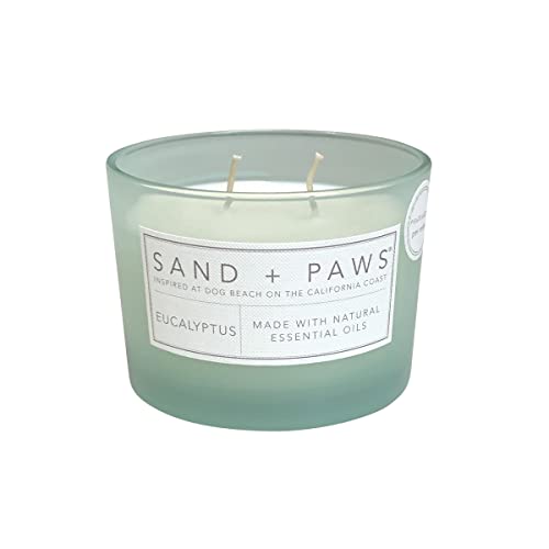 Sand-Paws-Scented-Candle-Eucalyptus-Additional-Scents-and-Sizes-Luxurious-Air-Freshening-Jar-Candles-Neutralize-pet-Odors-and-Enhance-Home-decor–100-Cotton-Lead-Free-Wicks-12-oz Sand Paws Scented Candle Eucalyptus Additional Scents and Sizes Luxurious Air Freshening Jar Candles Neutralize pet Odors and Enhance Home decor–100 Cotton Lead Free Wicks 12 oz