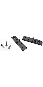 My Plast Rubberen terraspads voor terras, 100 x 50 x 3 mm, 100 stuks, rubberen bouwbeschermingsmat voor dek, veranda, terras, patio, antislip, waterdicht, weerbestendig, afstandhouder voor houten