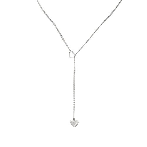 Valentines Day Gifts Women Necklace Daoroka Sterling Silver Lariat Bar Necklace Open Circle Y Vertical Bar Looped Long Jewelry Necklace (Free, Silver 2) Valentines Day Gifts Women Necklace Daoroka Sterling Silver Lariat Bar Necklace Open Circle Y Vertical Bar Looped Long Jewelry Necklace (Free, Silver 2)