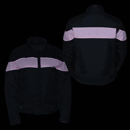 Image of Milwaukee Leather Women's Textile Classic Crossover Motorcycle Riders Jacket - All Year Wear