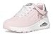 SKECHERS Girls Uno Gen1 310343L (Little Big Kid) Sneaker, Pink/Silver, 4