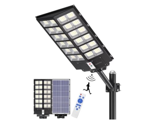 Image of RJ - Solar Street Lights Outdoor Automatic Motion Sensor Lights High Lumen Waterproof Solar LED Lamp| (800 Watt Light)