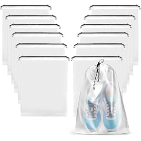 kmay Clear Travel Shoe Bag Transparent, Waterproof Storage Organizer for Shoes Durable and Lightweight Perfect for Travel, Gym, and Daily Use (20)-picture-17
