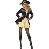 Black Smiffy\'s - Disfraz de Pirata Barroco para Mujer, Talla L (27072L)