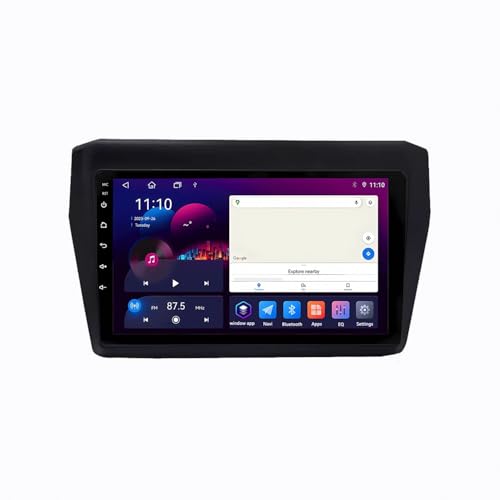 Radio coche 2 DIN pantalla Suzuki Swift 5 con navegador GPS y Bluetooth integrado