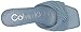 Calvin Klein Women's BEANCA Heeled Sandal, New Blue 420, 8.5