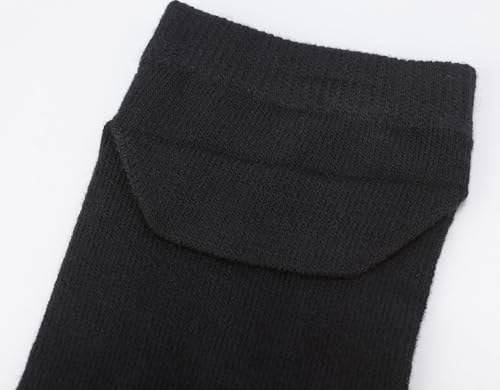 Image of Women's Solid 2 Toe Flip Flop Tabi Socks Geta Ankle Cotton 5 /6 Pairs