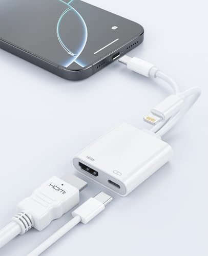 Adaptateur USB-C et Lightning vers HDMI haute definition pour projeter vos videos sans latence