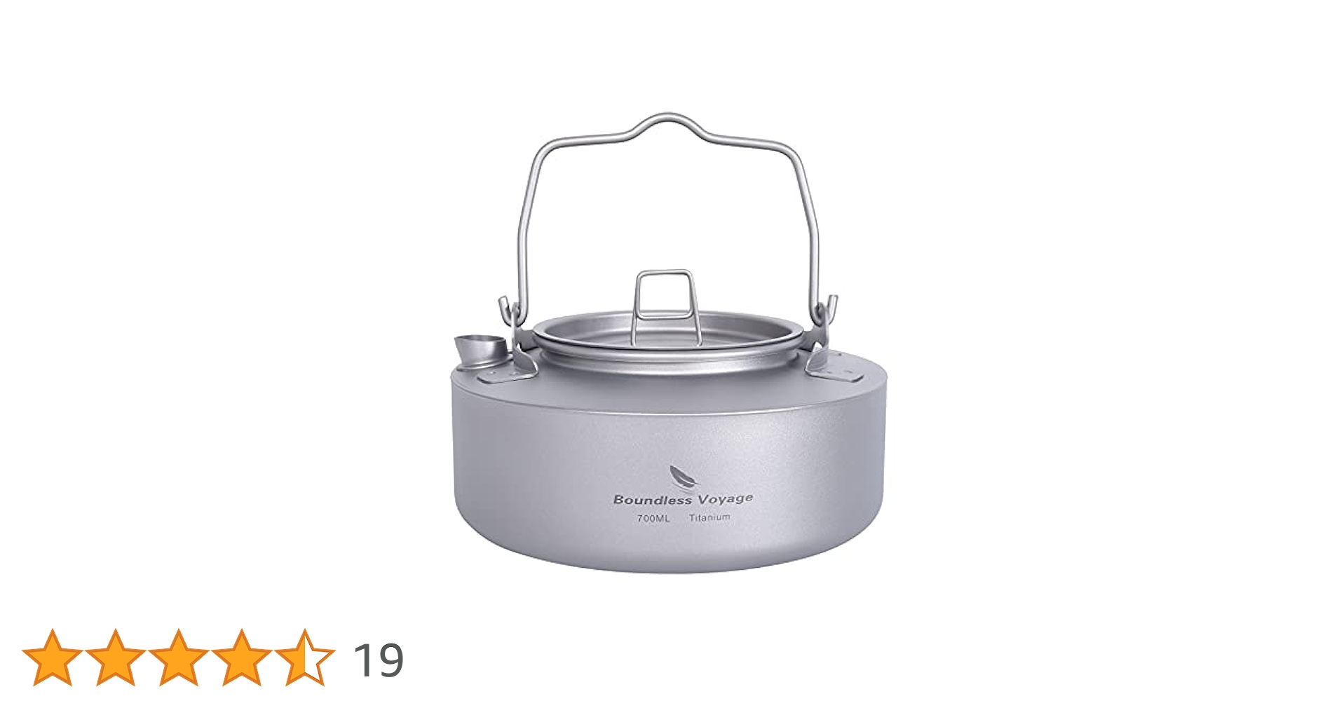 【色:0.7Lチタンケトル(単品Ti3100D)】Boundless Voyag Amazon.co.jp: Boundless Voyage チタンケトル やかん 700ml
