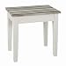 Produktbild HAKU Möbel 51141 Beistelltisch 43 x 30 x 42 cm, weiß / maritimo kiefer