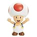 SUPER MARIO Action Figure 2.5 Inch Red Toad Collectible Toy