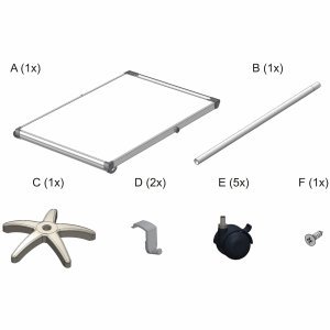 Preisvergleich Produktbild Franken Rollenset für Standfuß FC34 / FC91 / FC41 + FC81