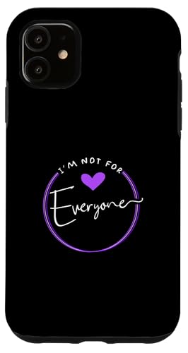 Purple Can't Win 'Em all パープルグラフィック スマホケース iPhone 11 用