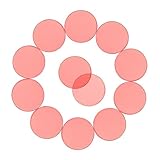 JUMPLAWN 100 Stück Transparente Kunststoff Zählchips für Mathe Lernen Halbtransparente Bingo Marker Kleine Runde Lernchips für Frühe Mathematikbildung und Klassenzimmer Spiele