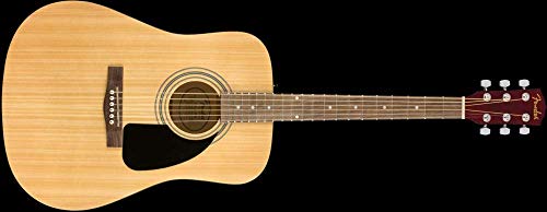 Fender Pack guitare acoustique Dreadnought FA-115 avec sac de transport, sangle, médiators, cordes et leçons en ligne - Les Beatles, Paul McCartney, John Lennon, RIngo Starr, George Harrison Fender Pack guitare acoustique Dreadnought FA-115 avec sac de transport, sangle, médiators, cordes et leçons en ligne – Image 3