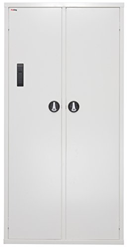 FireKing Electric Medical Storage Cabinet with Electronic Lock 72H x 36W x 15D inches
