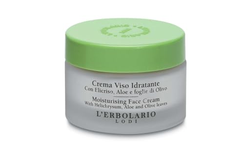 Crème hydratante visage L'Erbolario soin nourrissant texture légère pot
