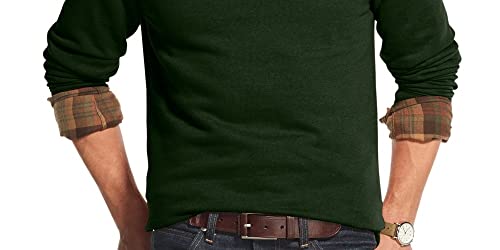 G.H. Bass & Co. Men's Mountain Long Sleeve Sueded Fleece Crewneck3