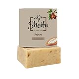 Sheifu Kakao Naturseife 125g – Vegane Duschseife Für Alle Hauttypen, Feste Gesichts- & Handseife...