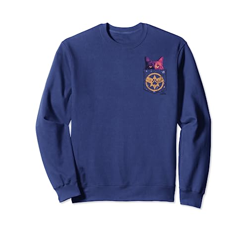 Image of Captain Marvel Goose In Cosmic Pocket Sweatshirt