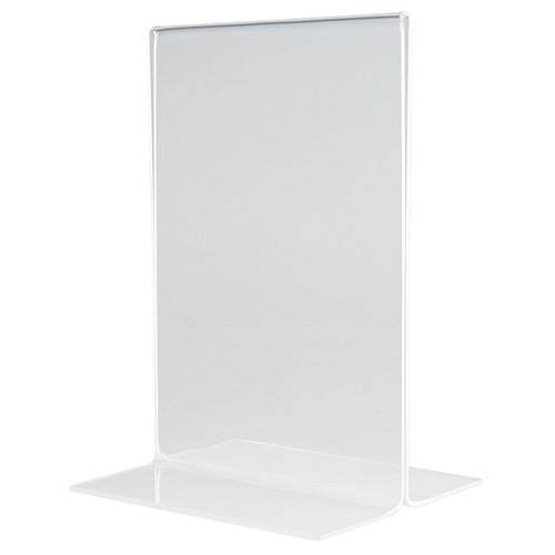 Magnetoplan 43112 espositore da tavolo, in acrilico, DIN A5 alto, dritto