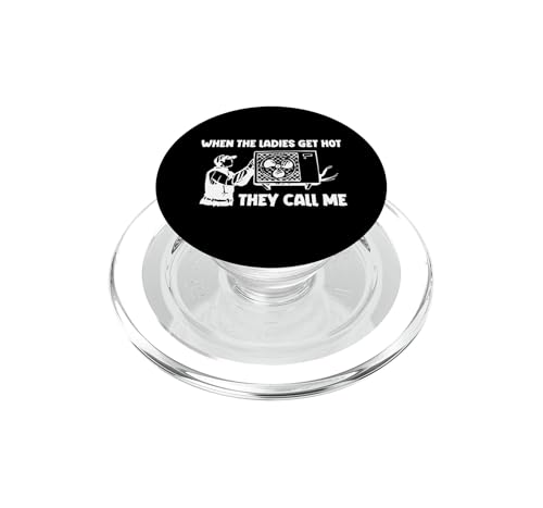 PopSockets PopGrip para MagSafe de AC HVAC Divertido para Hombre evita caidas del movil