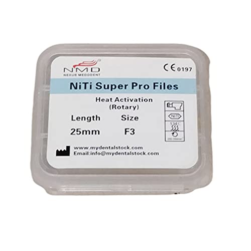 NMD NEXUS MEDODENT Dental Rotary Files(25Mm,Sx-F3(Assorted)) (B08P8HQ33L) Amazon Price History, Amazon Price Tracker