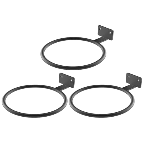 ASZUNE Wall Pot Holder 4in 3Pack Ring Plant Hanger, Metal