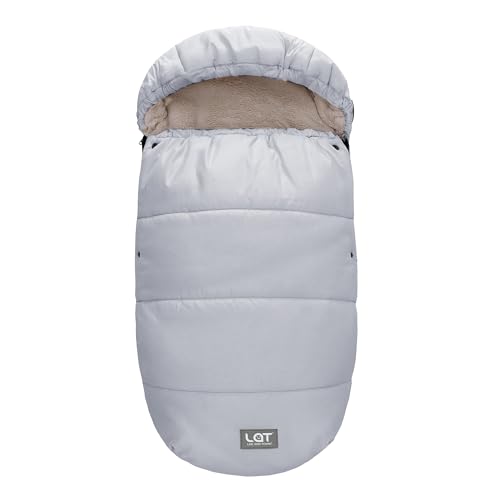 Chancelière universelle pour poussette LAT Taille B chancelière d'hiver imperméable gris