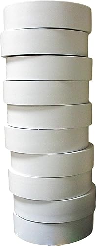 Image of Circle Professional Grade Electric Tape (10PK) Black Matte - Rubber Based Adhesive, UL Listed - Measures 66' x 3 /4 inch