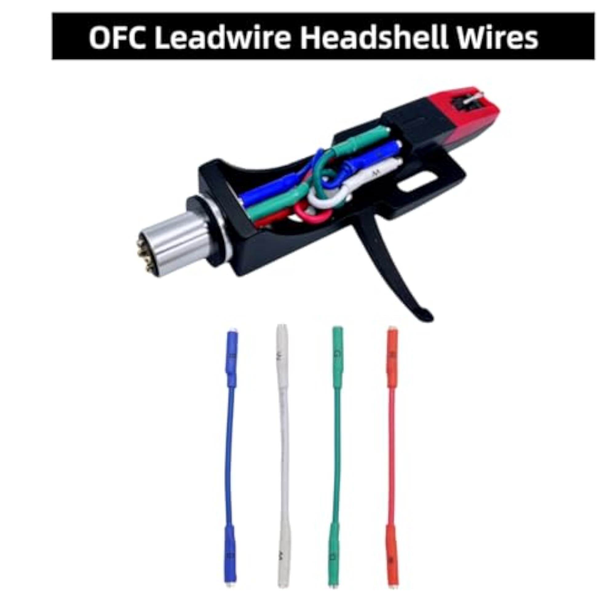 OFC Leadwire Turntable Headshell Wires