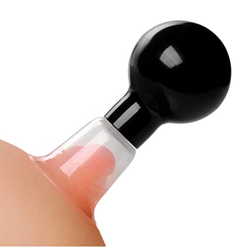Size Matters See-Thru Nipple Boosters, Black (ad409)