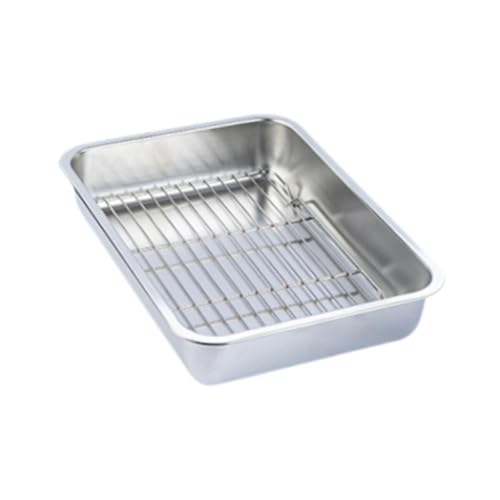 Plaque de cuisson avec grille pour rôtir sainement sans graisse - 2