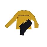 bikkembergs uomo yoox Pigiama uomo BIKKEMBERGS completo da casa interlock cotone invernale manica lunga girocollo con polsini articolo VBKT05119