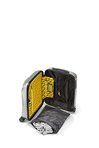 CRASH BAGGAGE Icon Suitcase | Metal Silver | 35L | 100% Polycarbonate, TSA-Approved Lock, 360° Spinning Wheels4