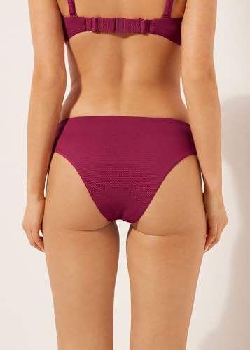 Woman's High-Waisted Brazilian Bikini Bottoms Classy Piquet3