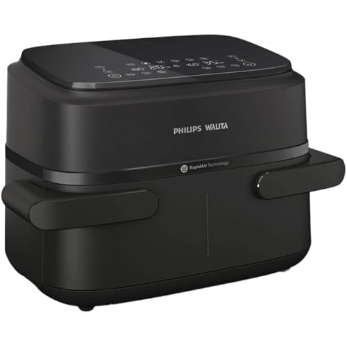 Fritadeira Airfryer Série 1000 Duplo Cesto 7,1L Philips Walita, 1850W, 2 anos de garantia,...
