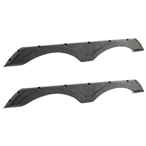 RecPro RV Black Tandem Fender Skirt | 67 1/2 W X 8 H | Forest River Salem Wildwood | Made in USA