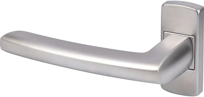 Vachette SCULT Window Handle Set - 90  Indexed - Distance 43mm - Invisible Fixing with Screws - Zamak Material - Heavy Duty Zamak Material - Chrome Velour Finish