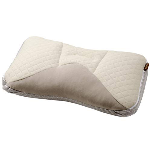 西川リビング 枕 ブラウン 38×60cm ピロギャラリー 仰向き 寝楽 まくら ゆったりワイドサイズ 両面 使える プレミアム 2433-10331