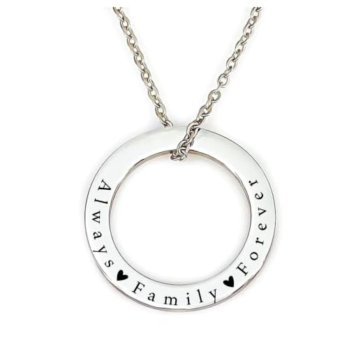 Personalized Children's Name Ring Necklace