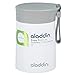 Aladdin Enjoy Thermavac Stainless Steel Food Jar 0.4L Blanc – Garde Chaud ou froid 5,5 Heures - Lunch box à double paroi isolée - Étanche - Courroie en silicone - Sans BPA