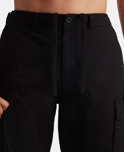 Image of Jockey Groove MZ10 Men Super Combed Cotton Woven Regular Fit Cargo Jogger with Seven Pockets